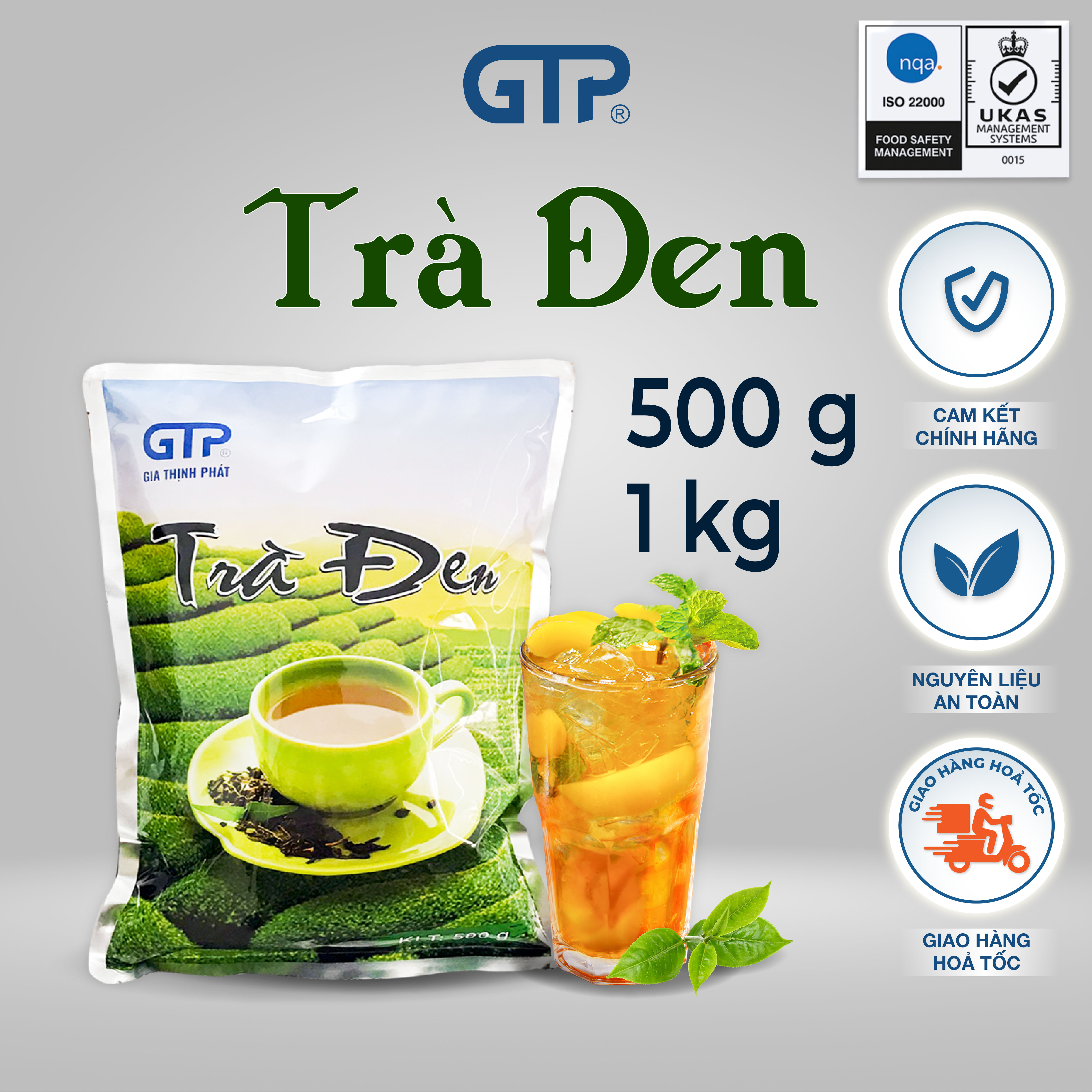 Trà đen GTP 500gam và 1Kg , dùng pha trà sữa trà đen đậm đà thơm ngon