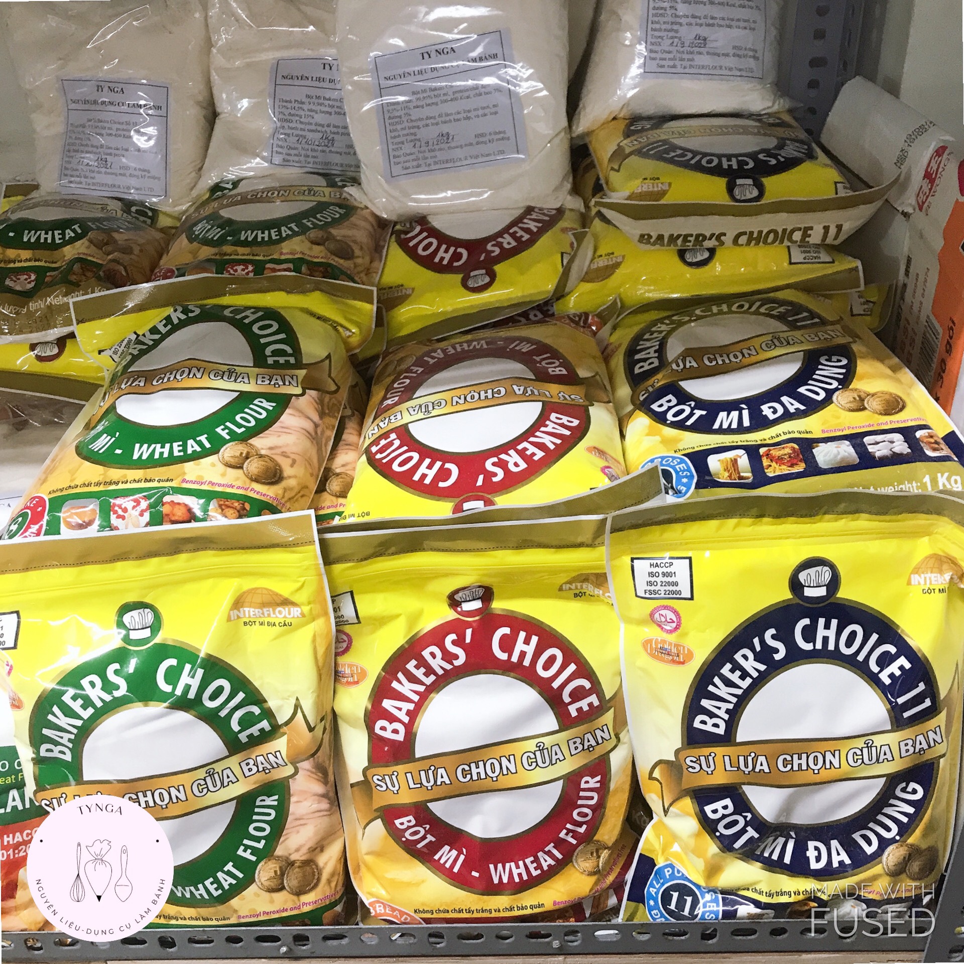 Bột mì số 8, bột mì số 11, bột mì số 13 làm bánh bakers choice