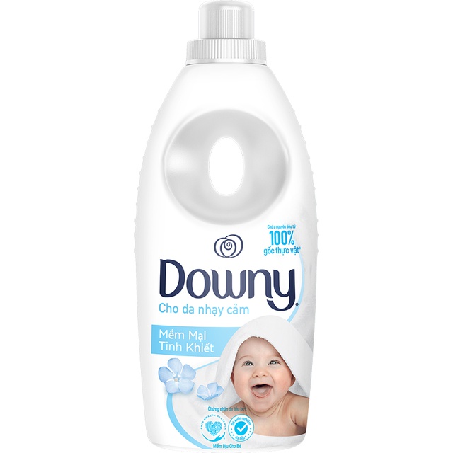 Nước xả vải downy mềm mại tinh kiết chai 800ml cho da nhạy cảm gia sale so luon co han