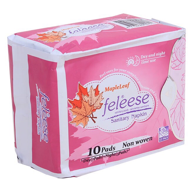 Băng vệ sinh Feleese loại 3 miếng (Cotton) -  Dùng ban đêm