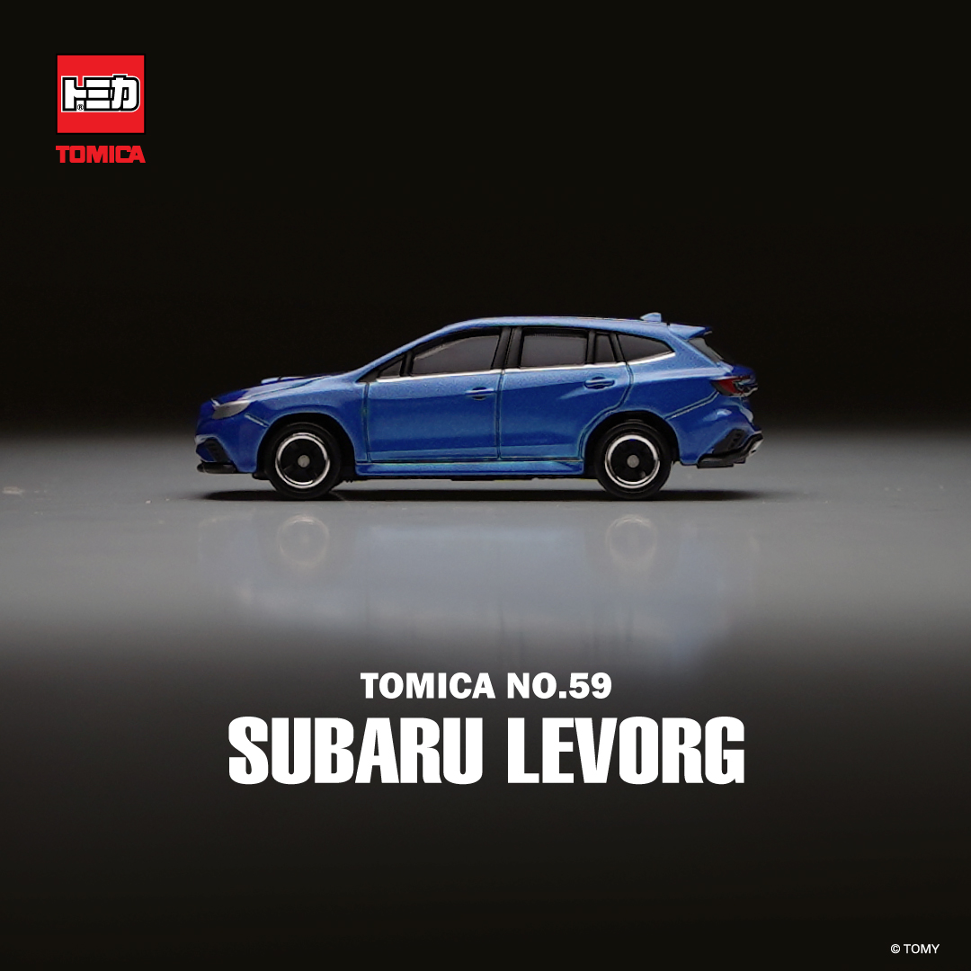 Xe mô hình Tomica No.59-8 SUBARU LEVORG Fullbox Chính hãng TakaraTomy