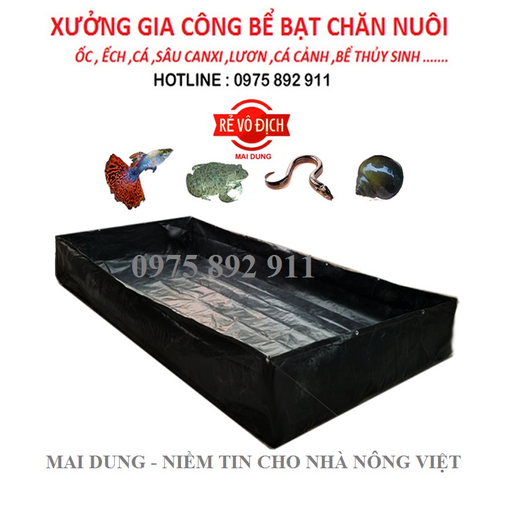Bể bạt nuôi ốc , ếch , cá , lươn - loại HDPE