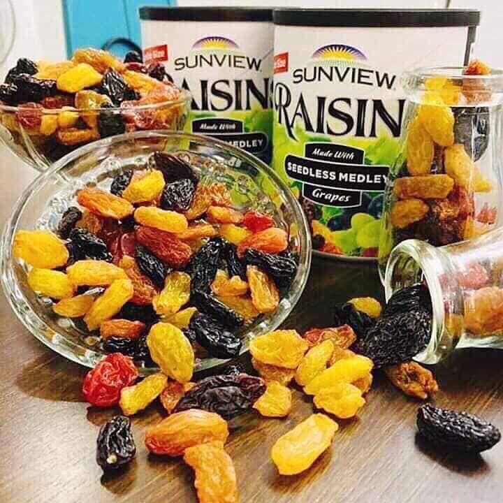 nho khô mỹ Raisin hộp 425g