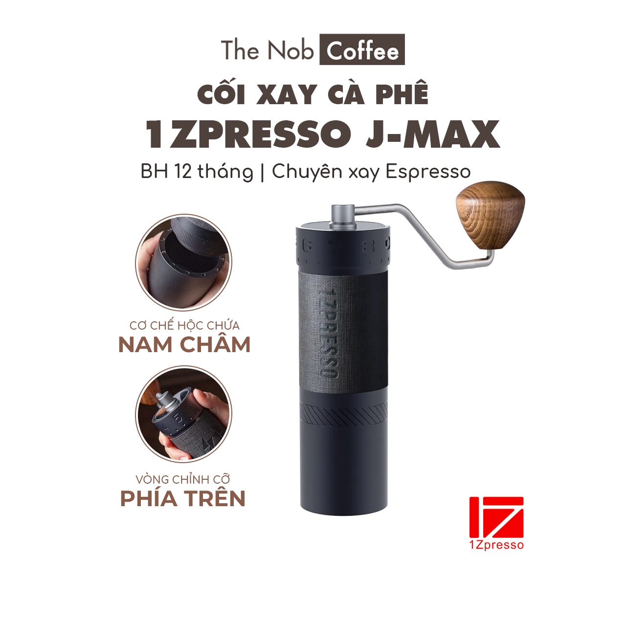 1Zpresso J-Max | Cối xay cà phê tay chuyên dụng Espresso