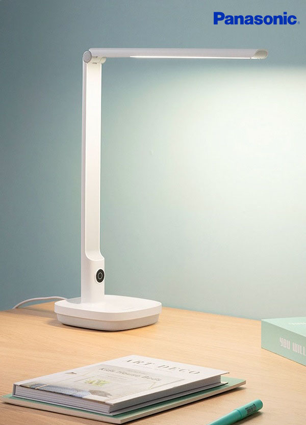 Đèn bàn học bảo vệ mắt không ánh sáng xanh hhlt0508w - panasonic