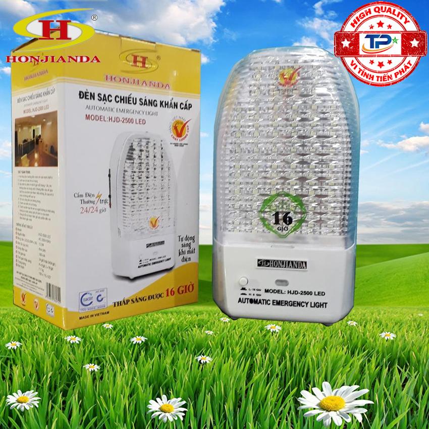 Đèn Sạc Chiếu Sáng Khẩn Cấp Honjianda HJD-2500 bóng Led