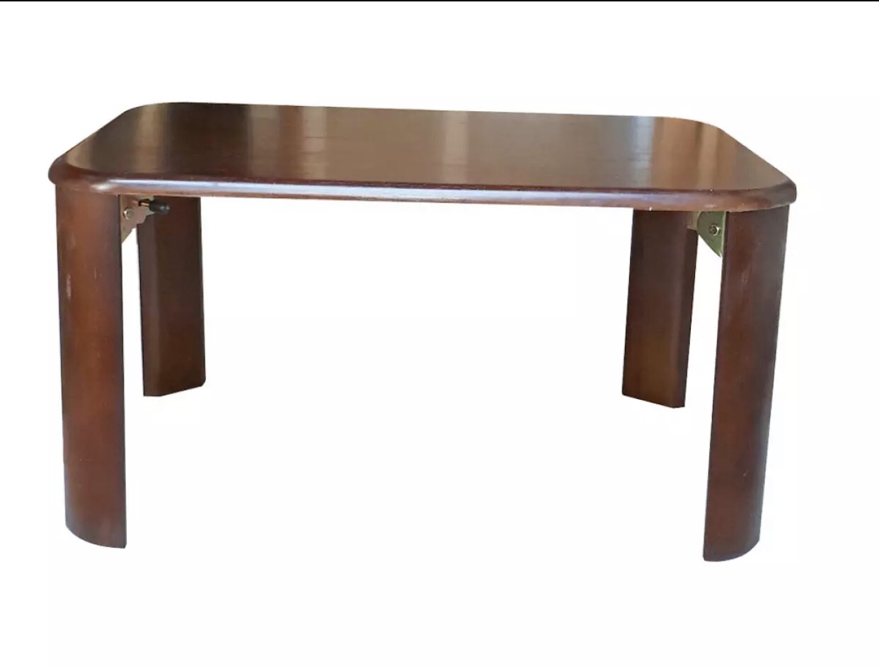 Bàn trà chân bánh mì gỗ tự nhiên 50x70 Woodhouse