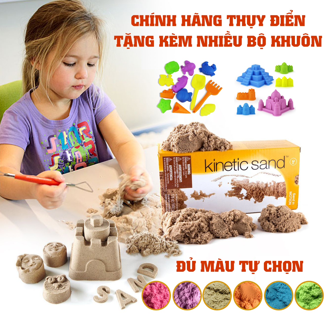 [HCM]Cát động lực cát tạo hình an toàn chính hãng Thụy Điển