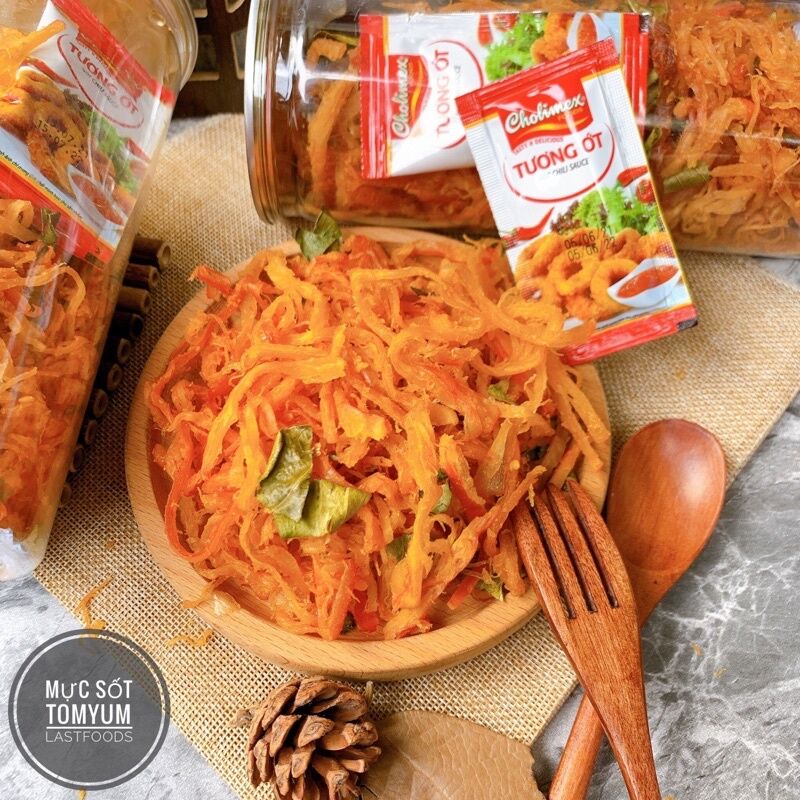 Mực sốt thái, mực sốt tomyum.