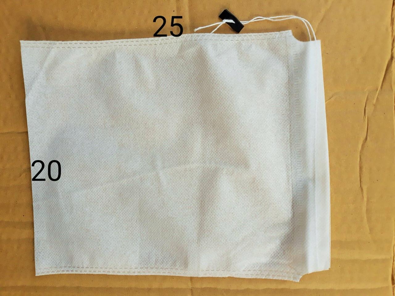 TÚI BỌC TRÁI CÂY XOÀI ĐÀI LOAN, THANH LONG BỊCH 50 CÁI CÓ DÂY RÚT 20X25CM