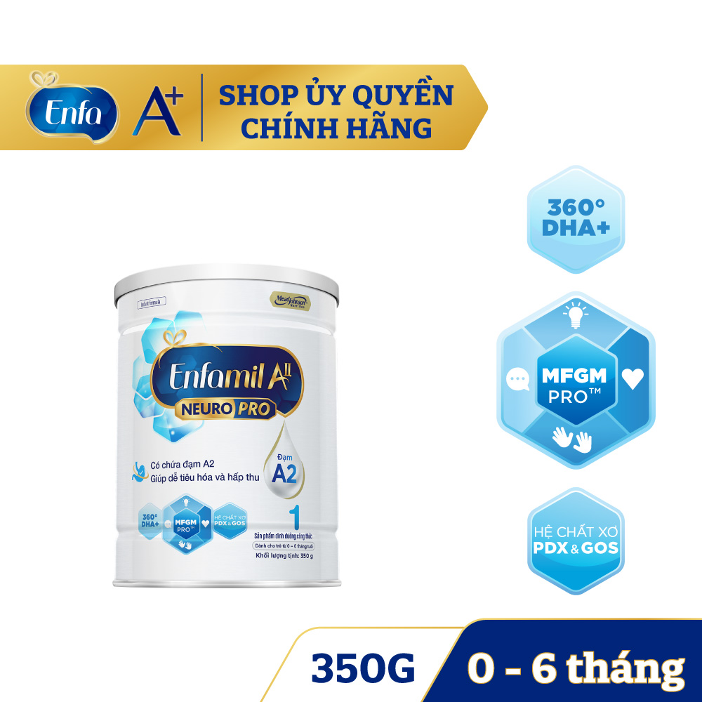 Sữa bột Enfamil A2 Neuropro số 1 Lon 350g