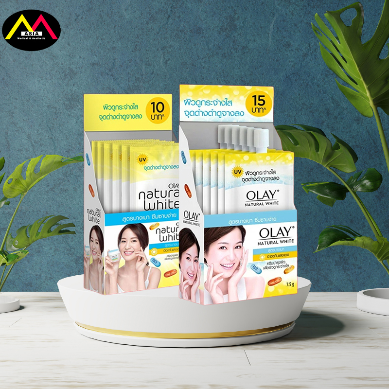 Kem OLAY Natural dưỡng ẩm da mặt vitamin e vitamin b5 chống nắng đều màu da thái lan 50g