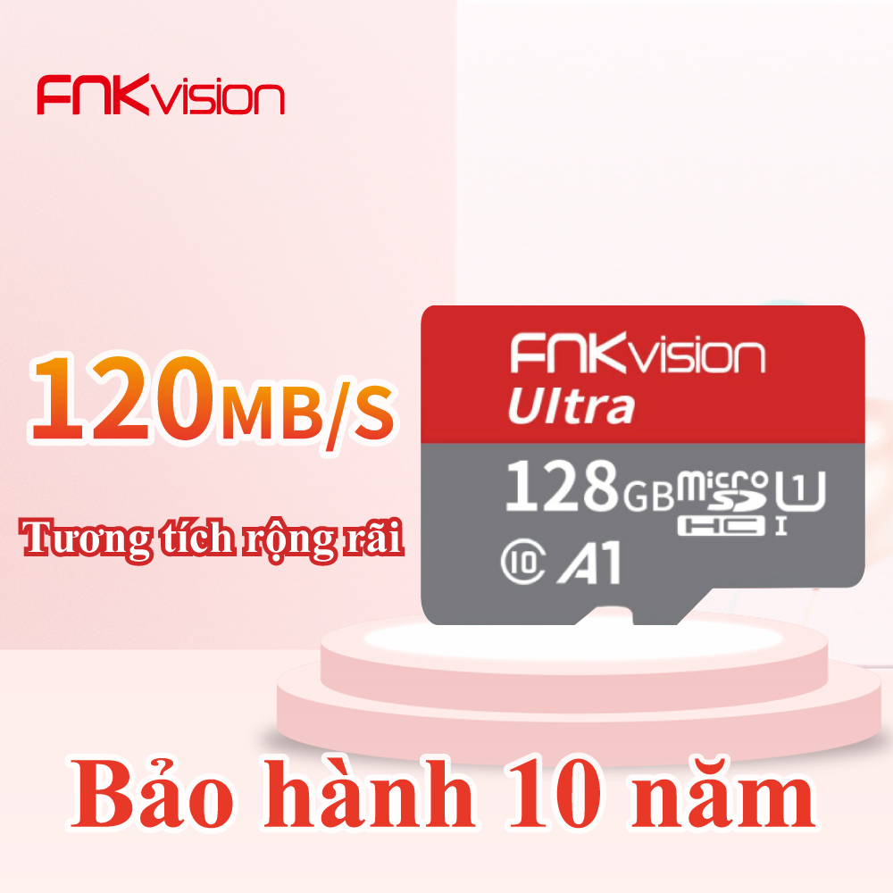 Fnkvision32GThẻ nhớ tốc độ cao Micro SD 64G / 128G dùng cho camera giám sát camera hành trình.