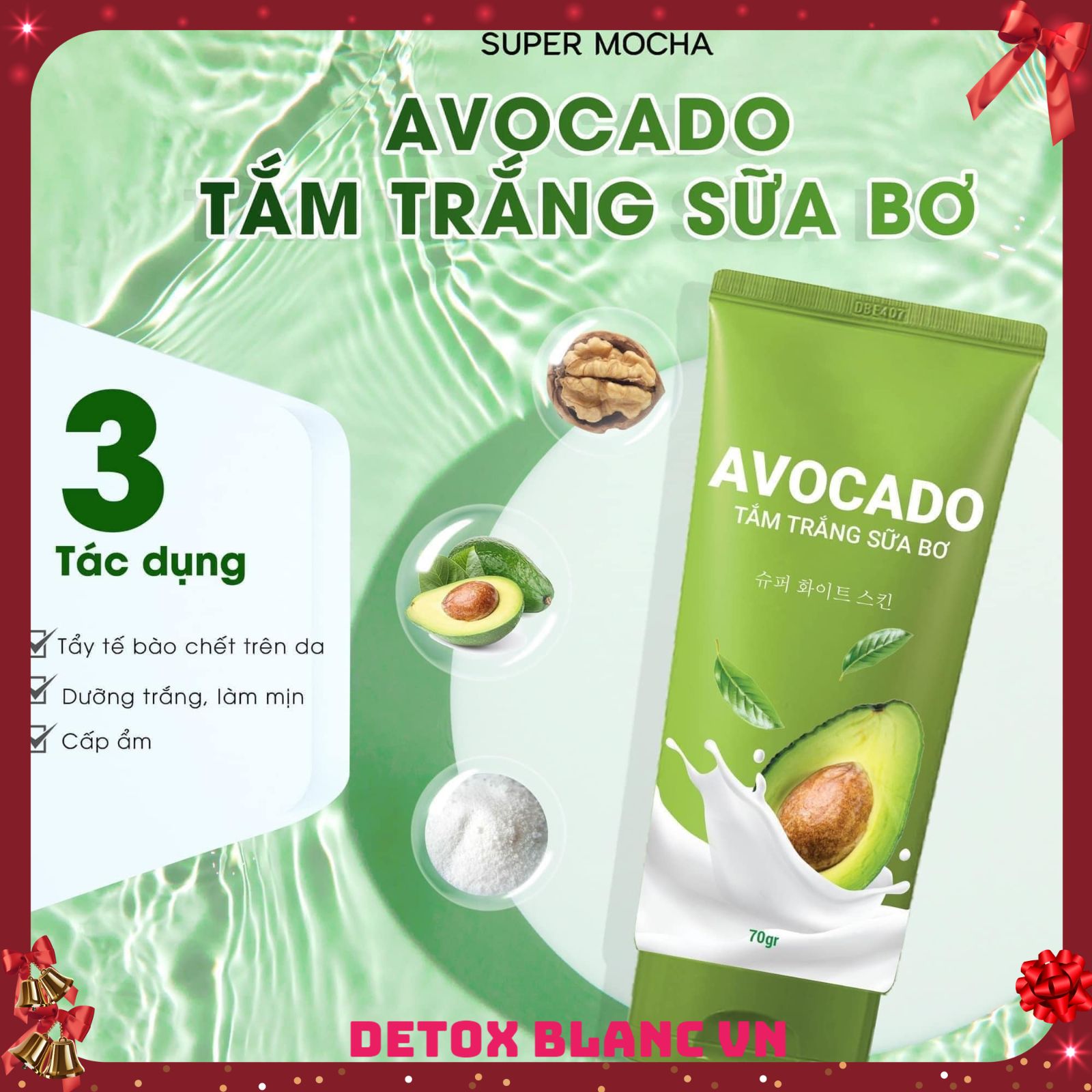 Tắm trắng body bơ sữa super mocha