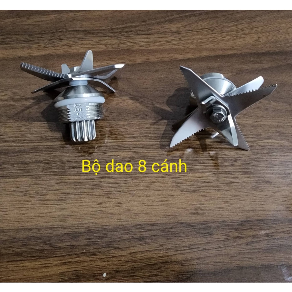 Cụm dao 8 lưỡi thép không gỉ máy xay sinh tố công nghiệp