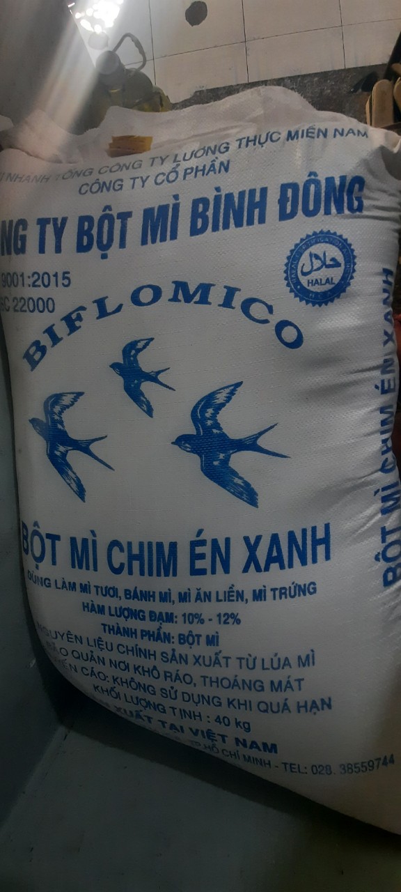 1 bao bột mì chim én xanh 40kg