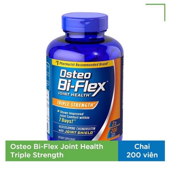 Osteo Bi-Flex Triple Strength chai 200 viên của Mỹ