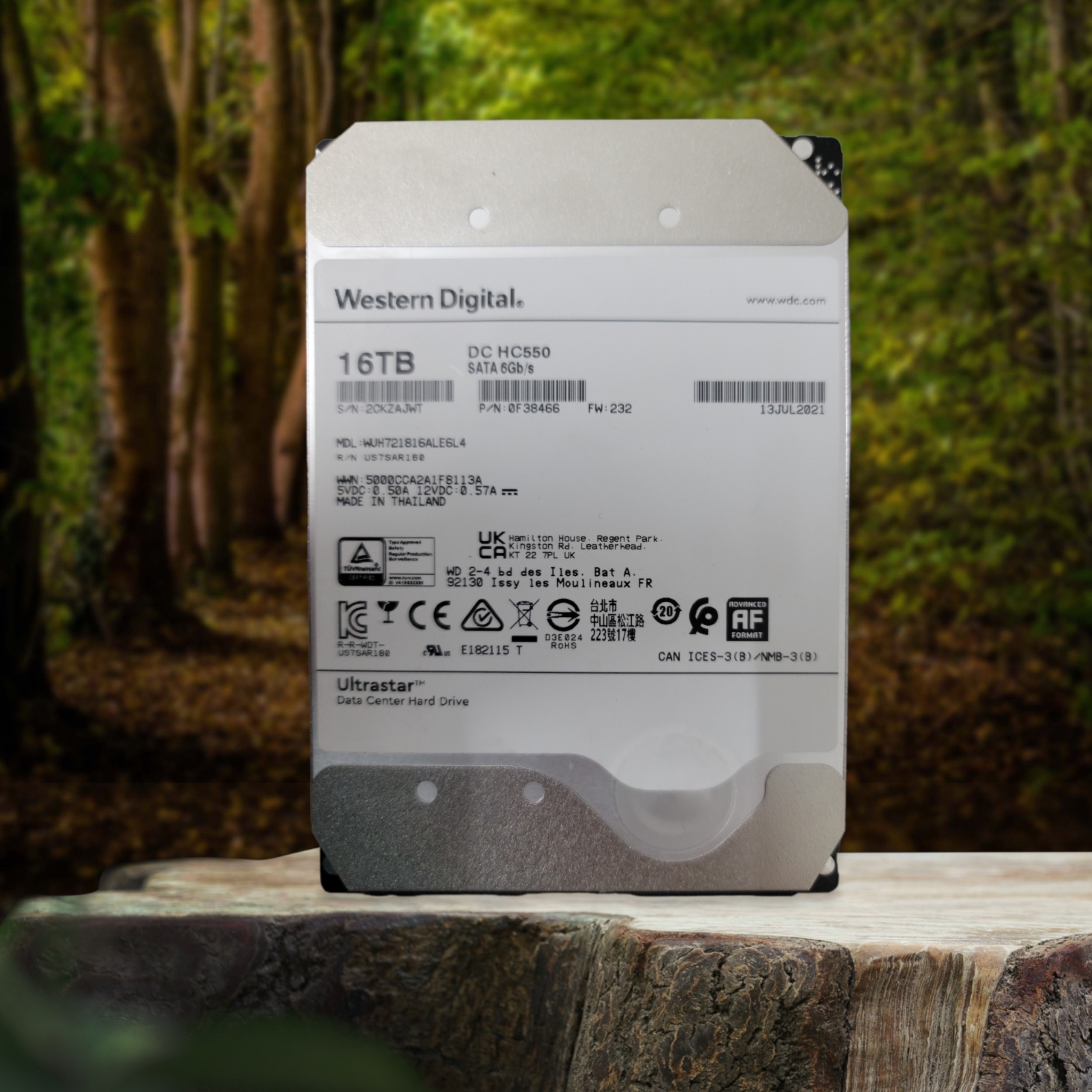 Hdd 16tb14tb wd ultra star data center