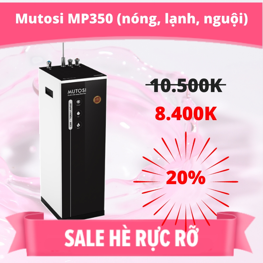 Máy lọc nước nóng - lạnh - nguội MUTOSI MP350