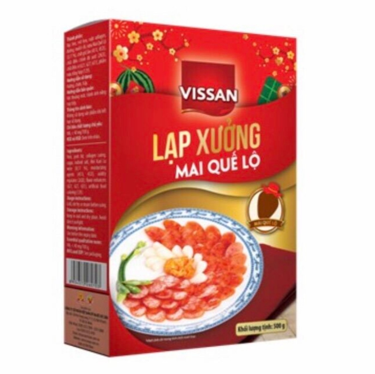 Lạp xưởng mai quế lộ vissan hộp 500g