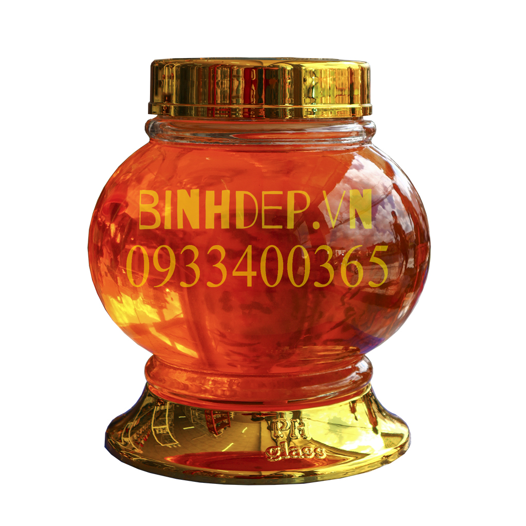 Bình thuỷ tinh ngâm rượu 0.5 lít không vòi cao cấp thương hiệu Phú Hoà xuất xứ Việt Nam