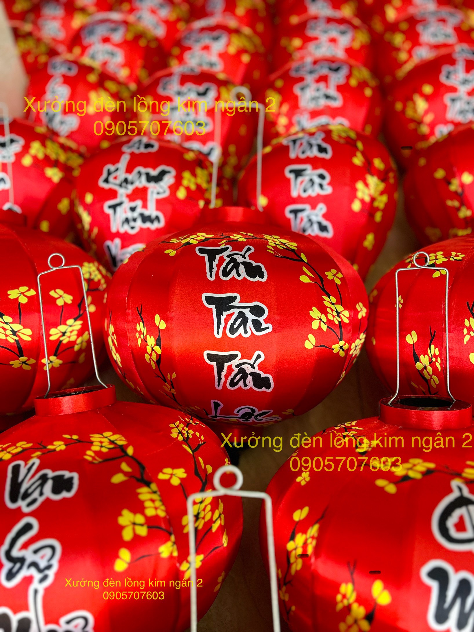 Đèn lồng hội an chuyên treo tết và xuân 2024 cực đẹp