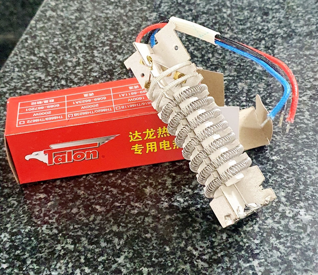 [HCM]Lò xo nhiệt (ruột) máy sấy màng co Talon TH 8623 Linh Kiện Máy Khò Talon