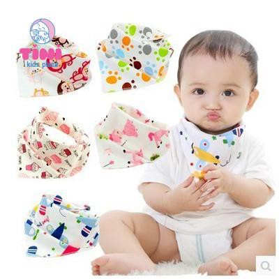 Khăn yếm tam giác cao cấp mềm mại và thấm hút tốt cho bé sơ sinh - TINI KIDS PLAZA