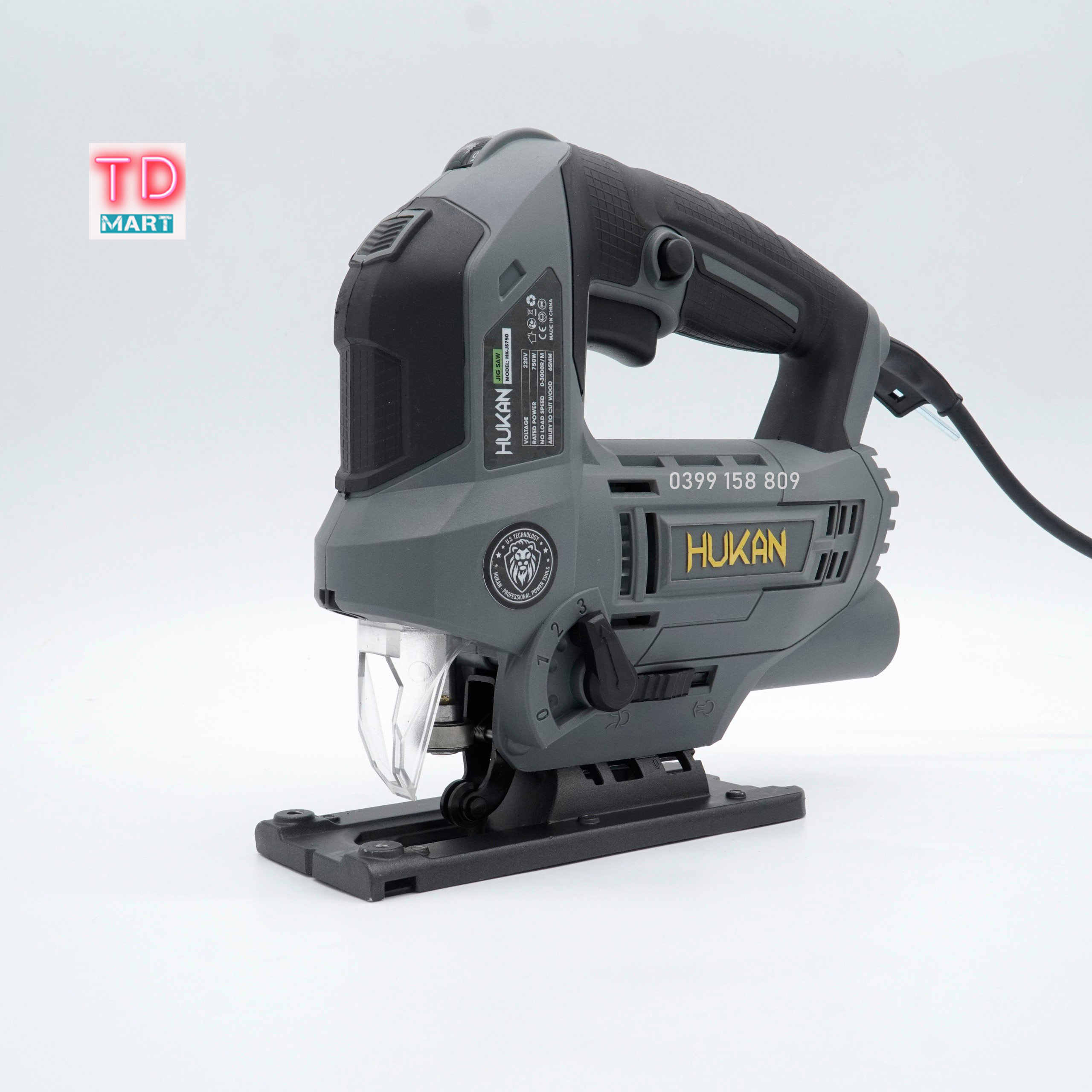 Máy cưa lọng cầm tay 750W HUKAN HK-JS750 Có Chỉnh 6 Tốc Độ.