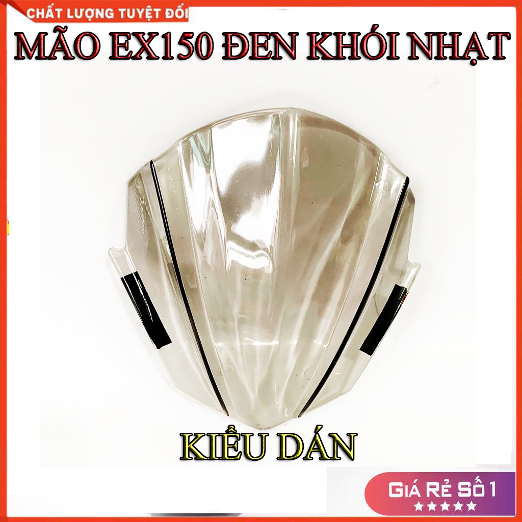 mão xe máy exciter 135 và exciter 150 đen khói nhạt
