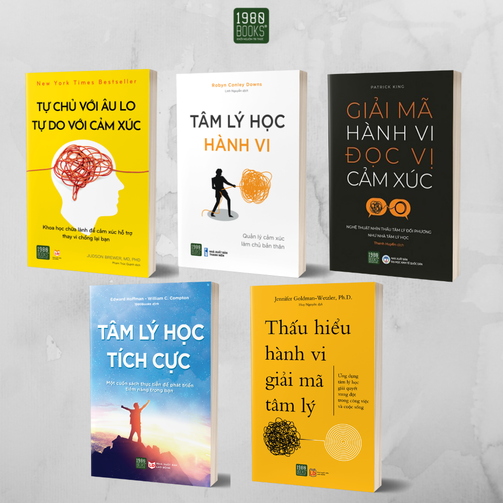 Sách - combo 5 cuốn sách về tâm lý - 1980books