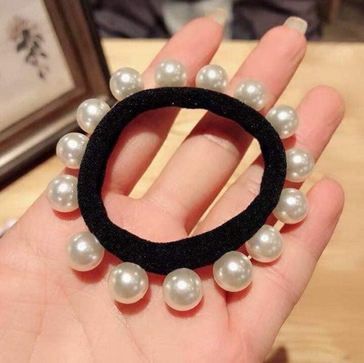 Dây cột tóc đính ngọc sang chảnh nữ tính