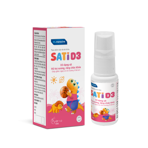 SATID3 dạng xịt chắc răng khoẻ xương Meracine