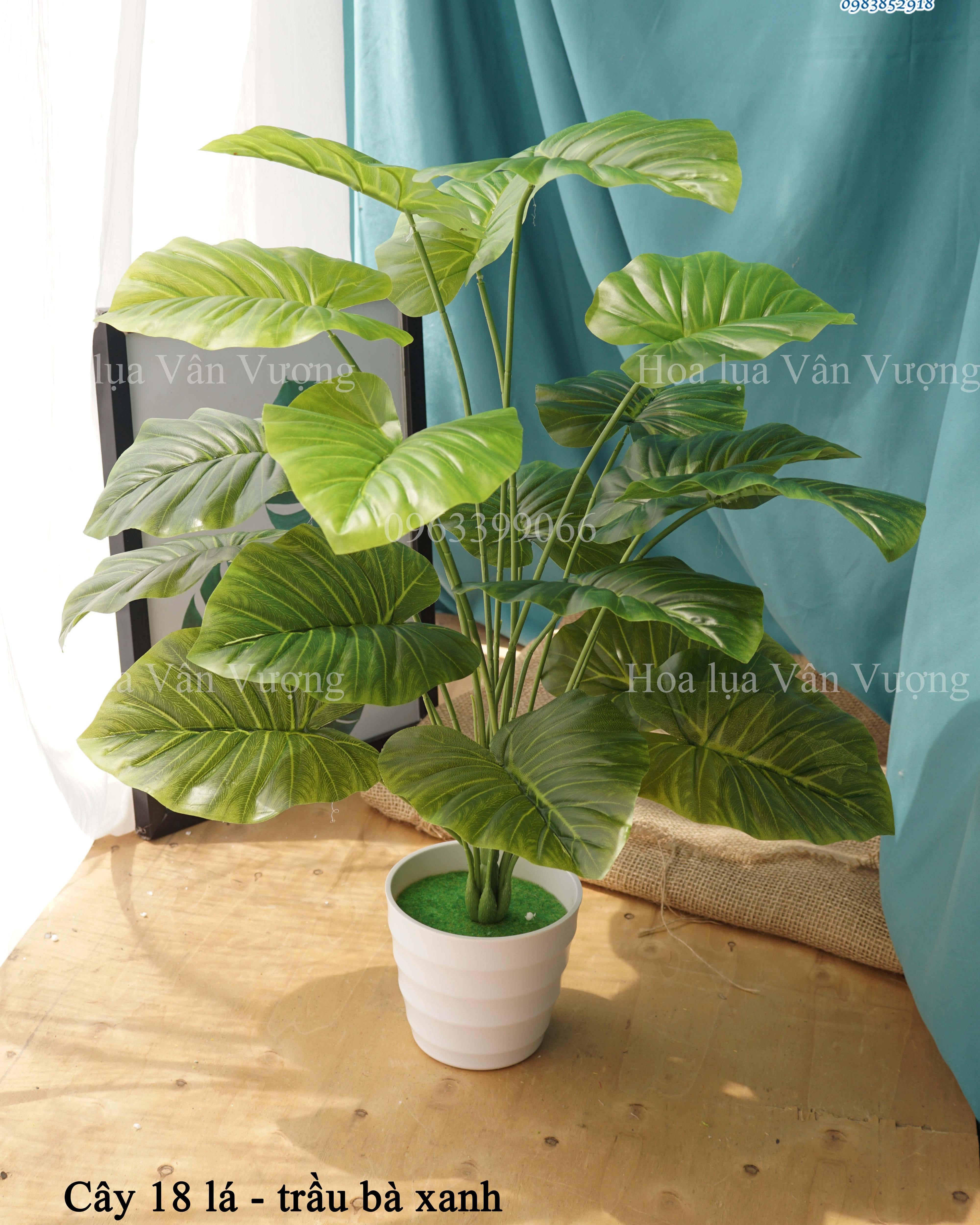 Cây giả, cây 18 lá cỡ to 70cm