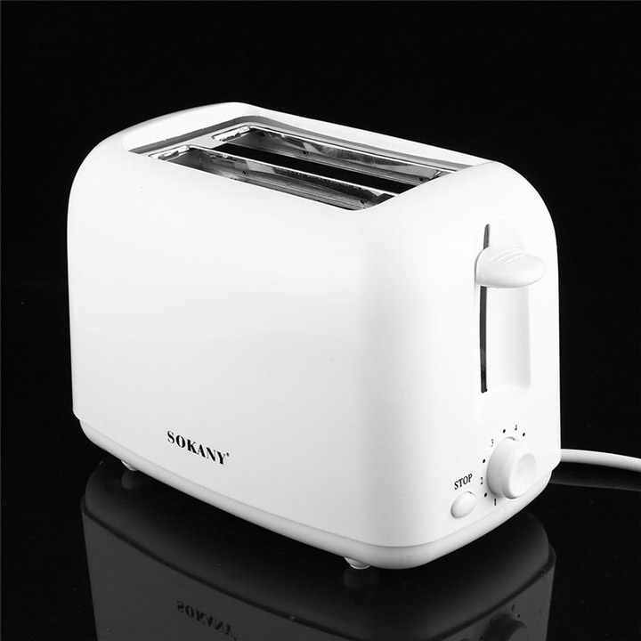 Máy nướng bánh SOKANY trắng 700W có 6 nấc làm bánh, nướng nhanh trong 1-2p  [ HÀNG CHÍNH HÃNG BẢO HÀNH UY TÍN 18 THÁNG  - 1 ĐỔI 1 TRONG 7 NGÀY ]