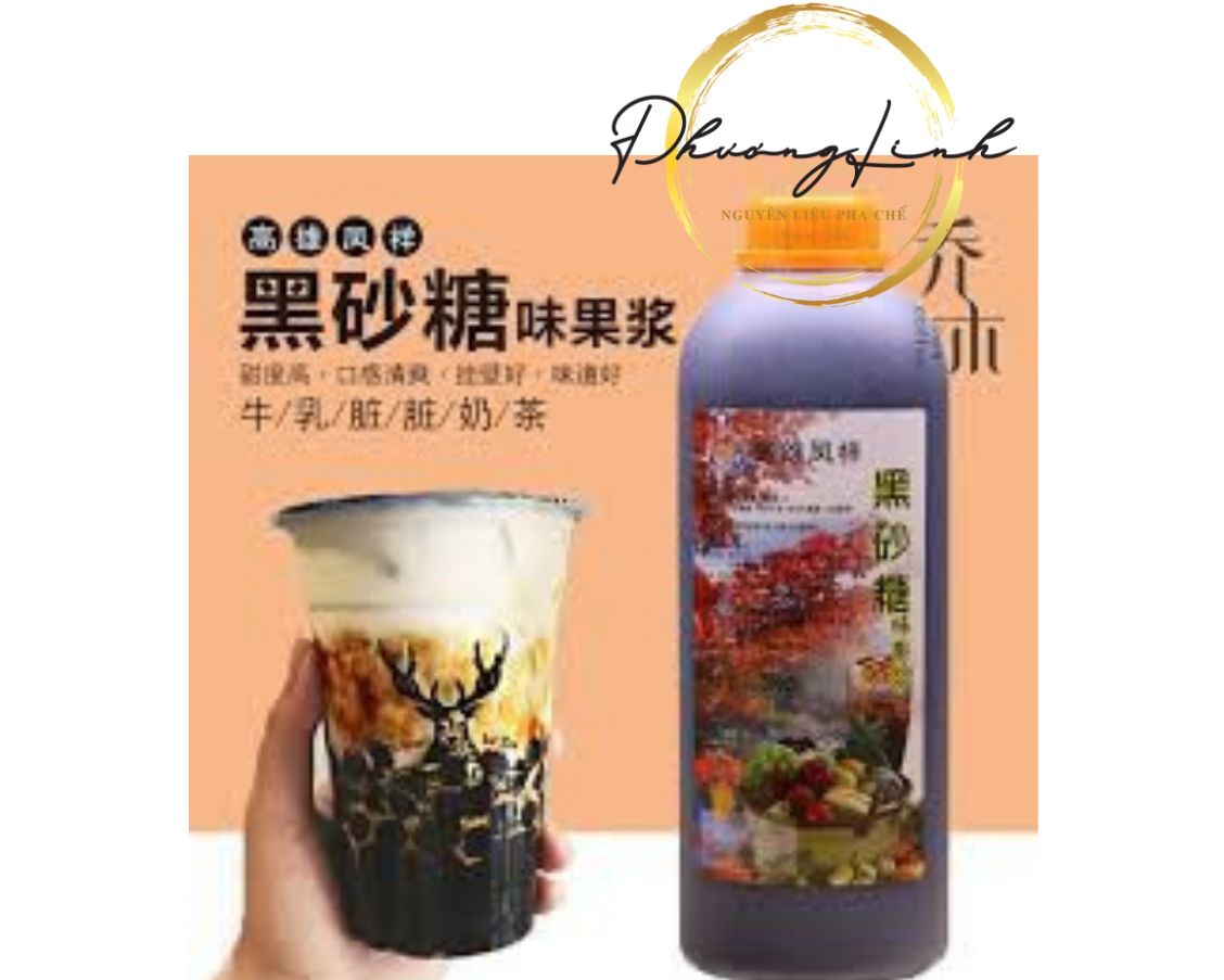 Syrup đường đen Đài Loan 1k3 bình sẳn hàng chất lượng đảm bảo an toàn cho người dùng và cam kết hàng đúng như mô tả