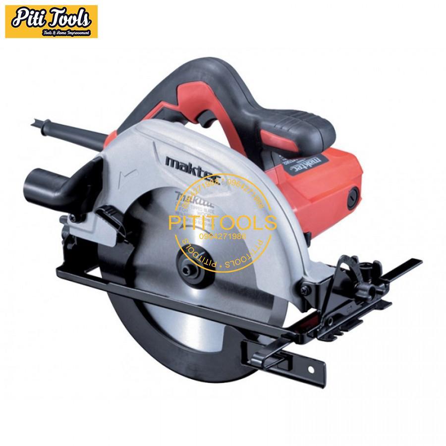 Máy cưa đĩa maktec mt583 1050w 185mm máy cắt gỗ kim loại cầm tay có kèm lưỡi xịn hộp giấy pititools pts0012