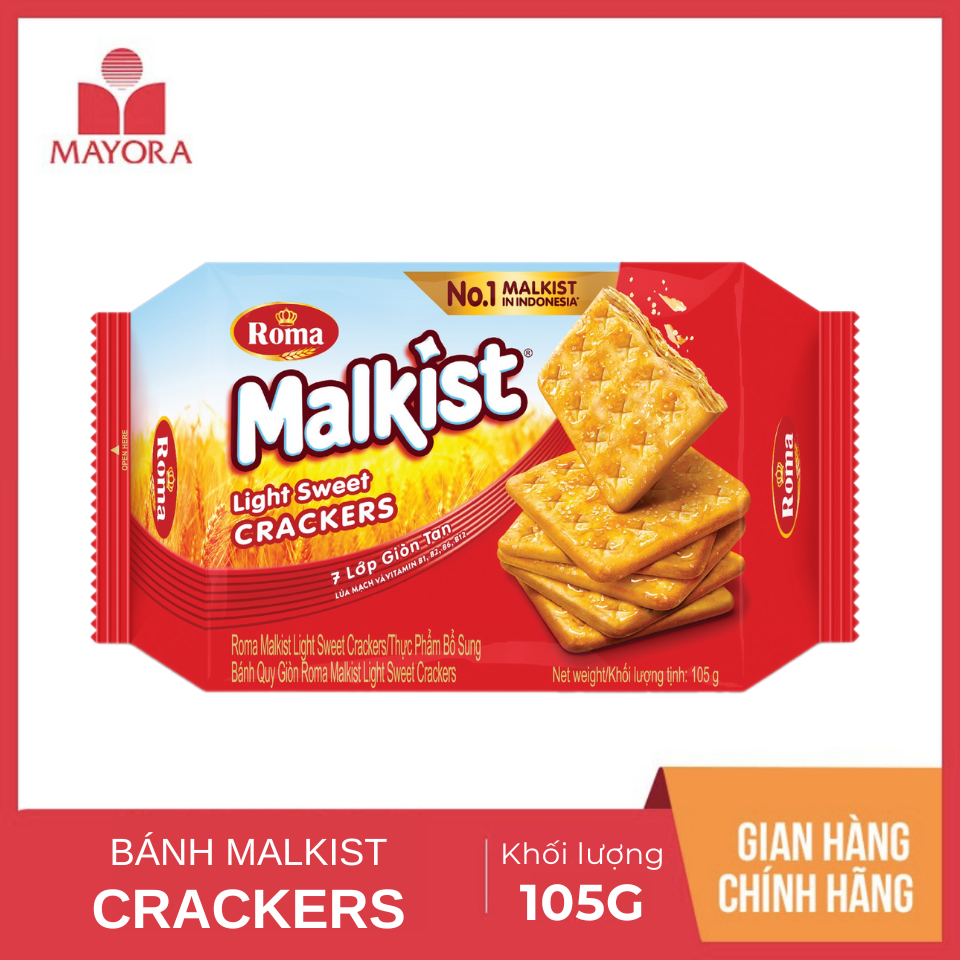 Bánh malkist crackers 105g