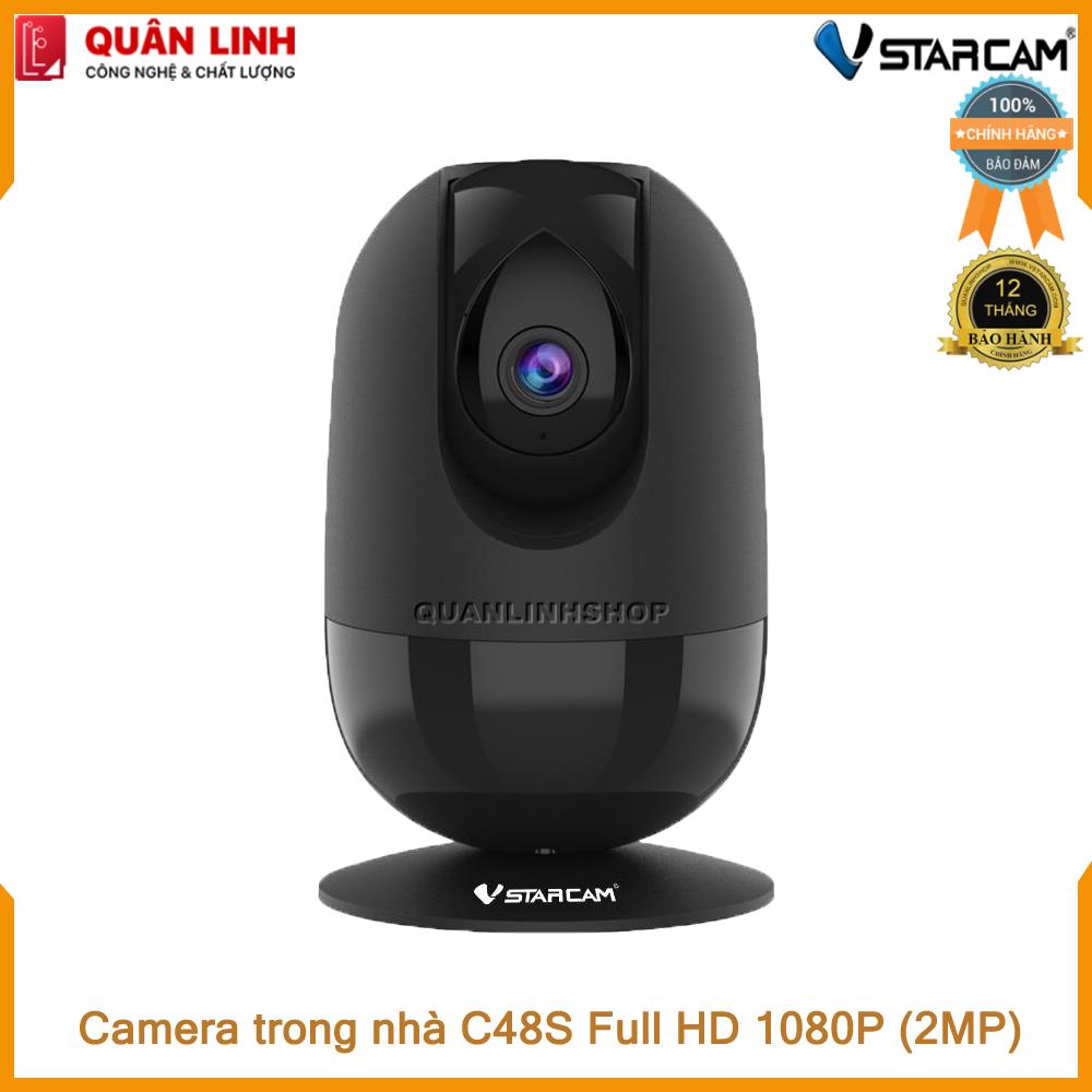 Camera giám sát ip wifi hồng ngoại ban đêm vstarcam c48s full hd 1080p 2mp