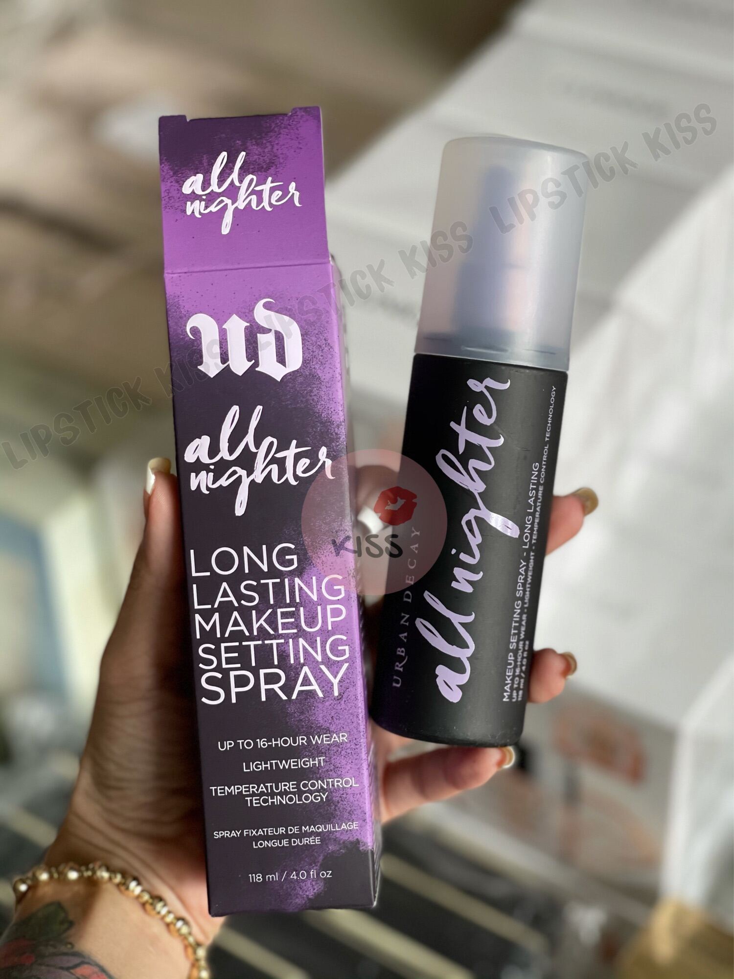 [FreeShip Max] - Xịt khoáng U.rban Decay All Nighter Makeup Setting Spray 118ml - Kiss cosmetics