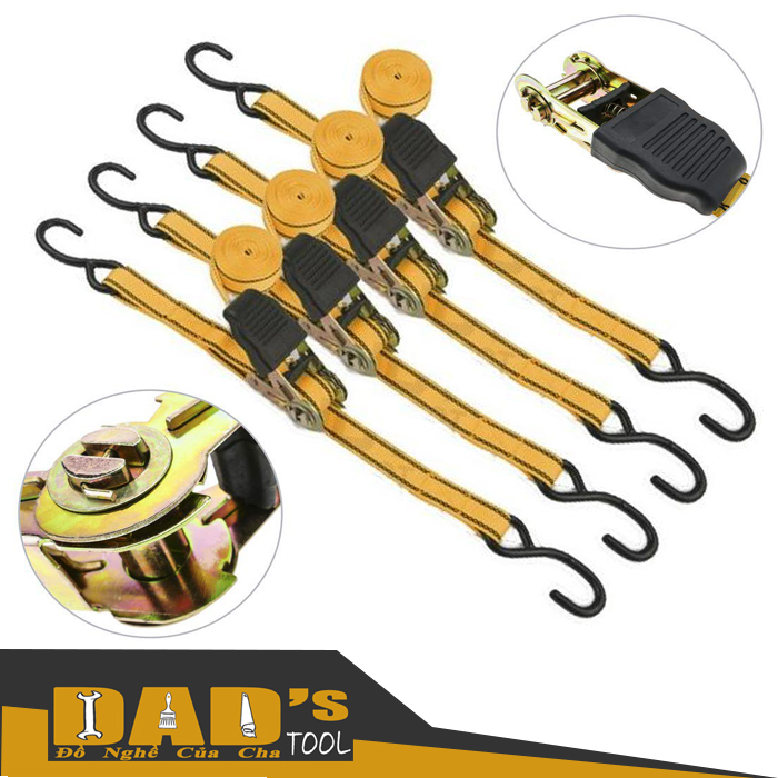 Bộ 4 dây tăng đưa chằng hàng 5m - tolsen 62254