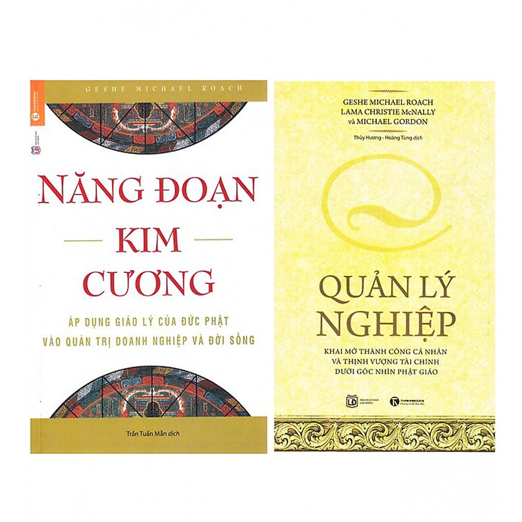 Sách combo quản lý nghiệp + năng đoạn kim cương