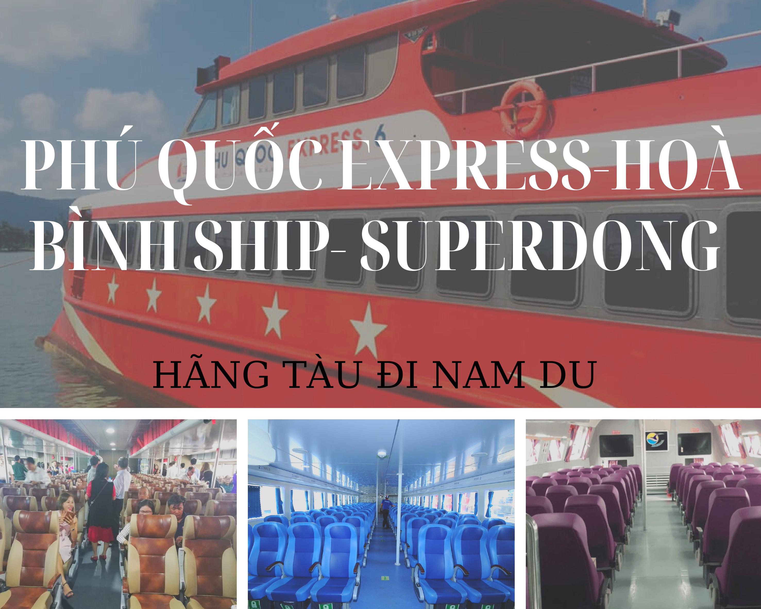 Đặt vé tàu cao tốc đi Nam Du Hoanggianamdu