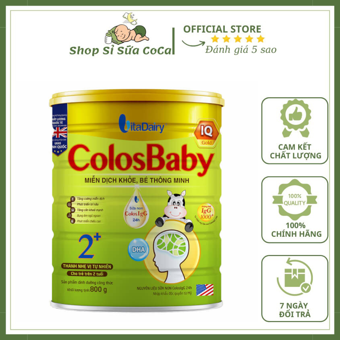 Sữa colosbaby iq 2+ 800gr