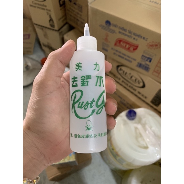 Tẩy rỉ sét trên vải rust go