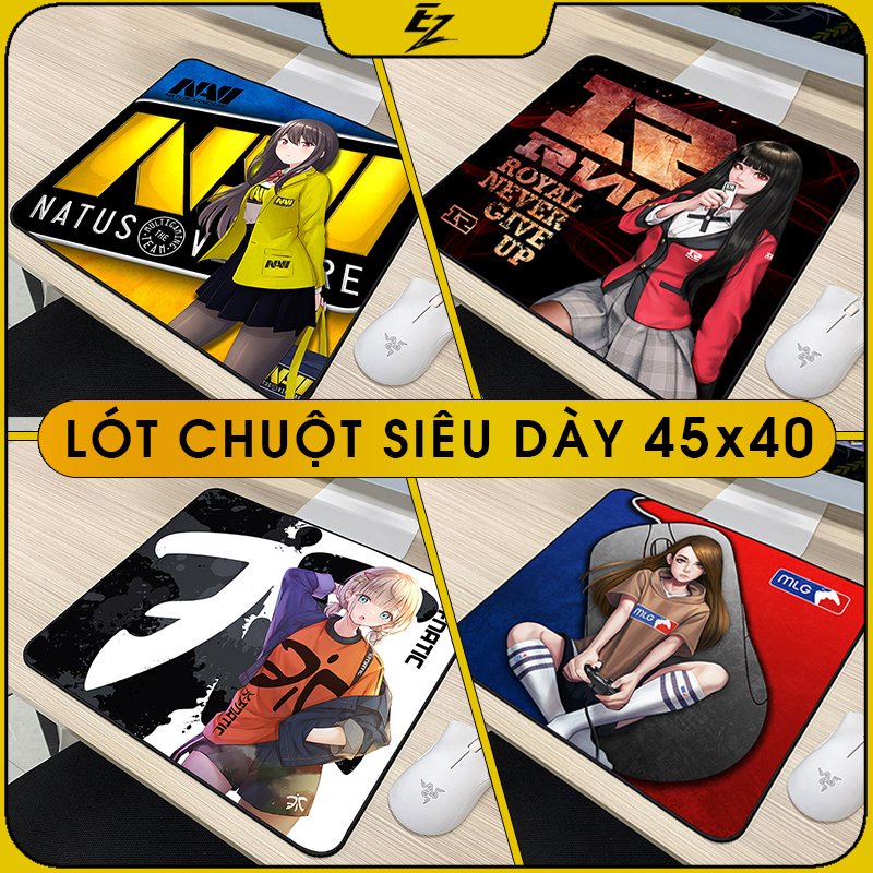 Lót chuôt cỡ lớn ezpc 45x40x4 ver csgo anime girl