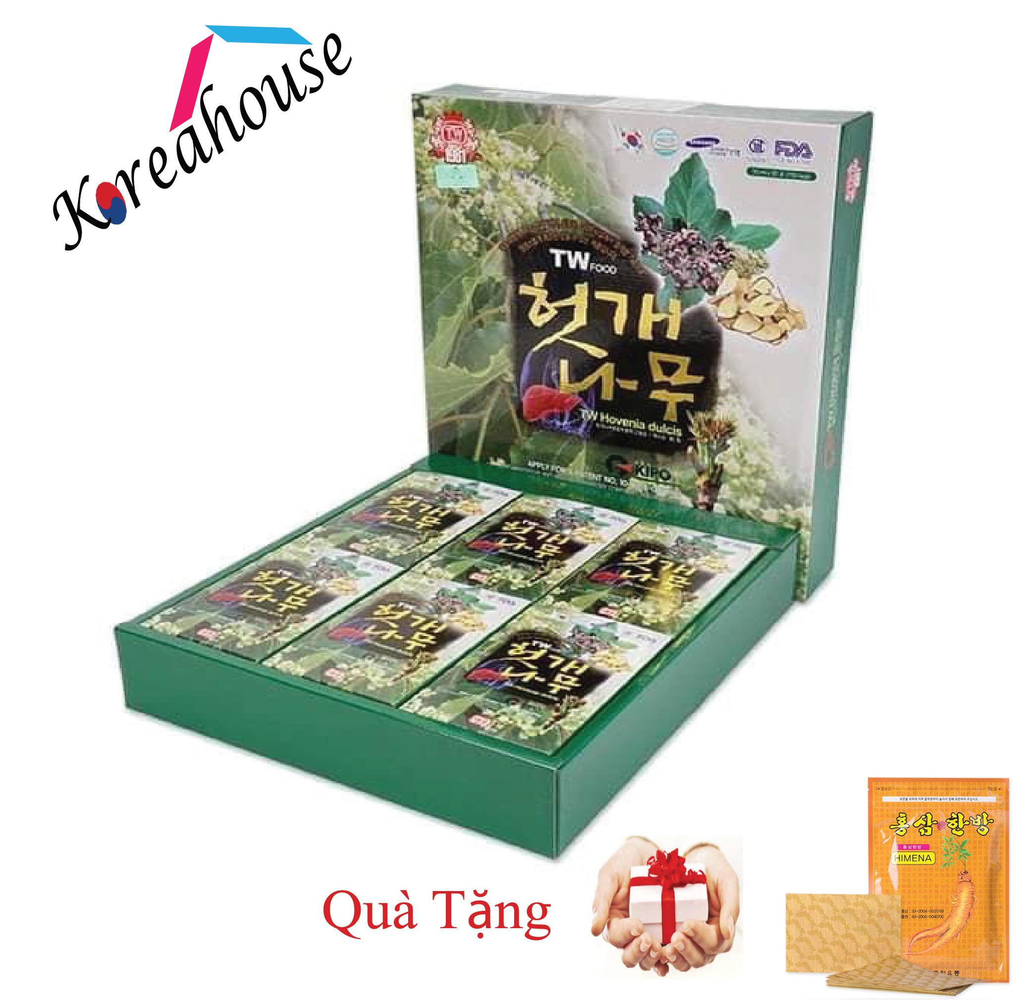 [HCM]Nước bổ gan thải độc Hovenia Teawoong Hàn Quốc (Hộp 30 gói)