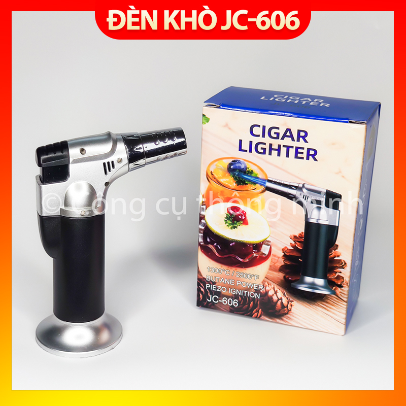  Bật lửa khò cầm tay mini JC-606  đầu khò kim loại  