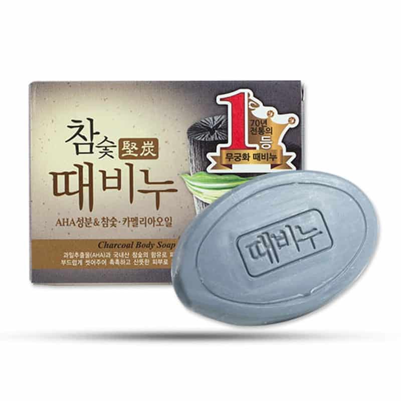 Xà phòng bông tắm than hoạt tính hàn quốc