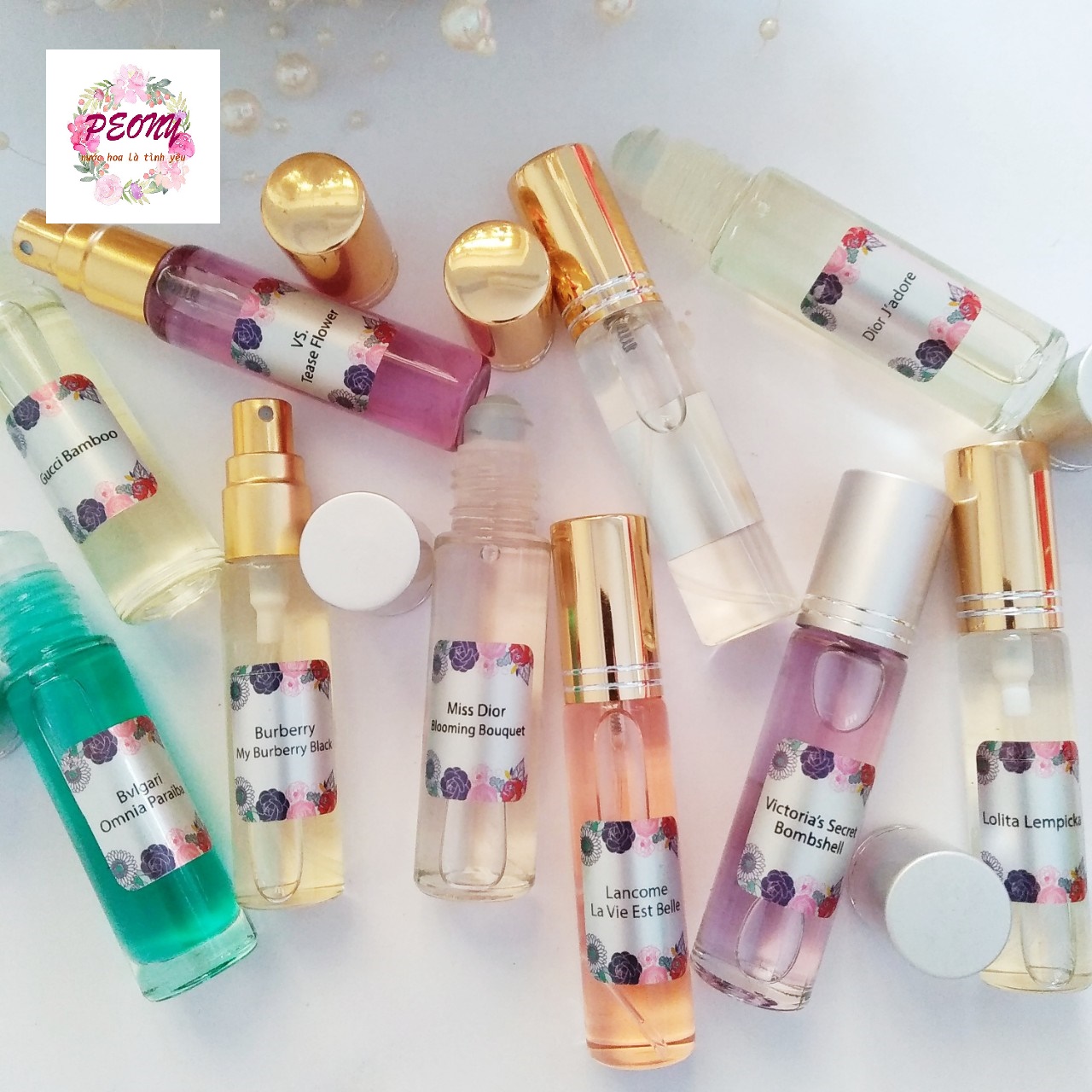 Tinh dầu nước hoa pháp 10ml - sỉ lẻ tinh dầu nước hoa - evA&Adam